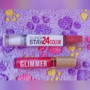 Revlon Super Lustrous Glimmer Lipstick with Gold Cap